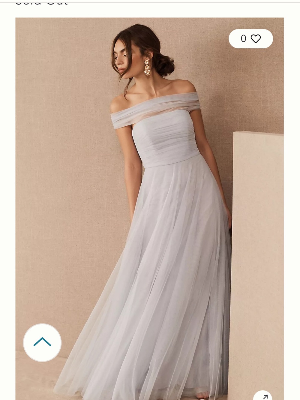 BHLDN Jenny Yoo Convertible Ryder Dress: Dusty Liclac Tulle Gown